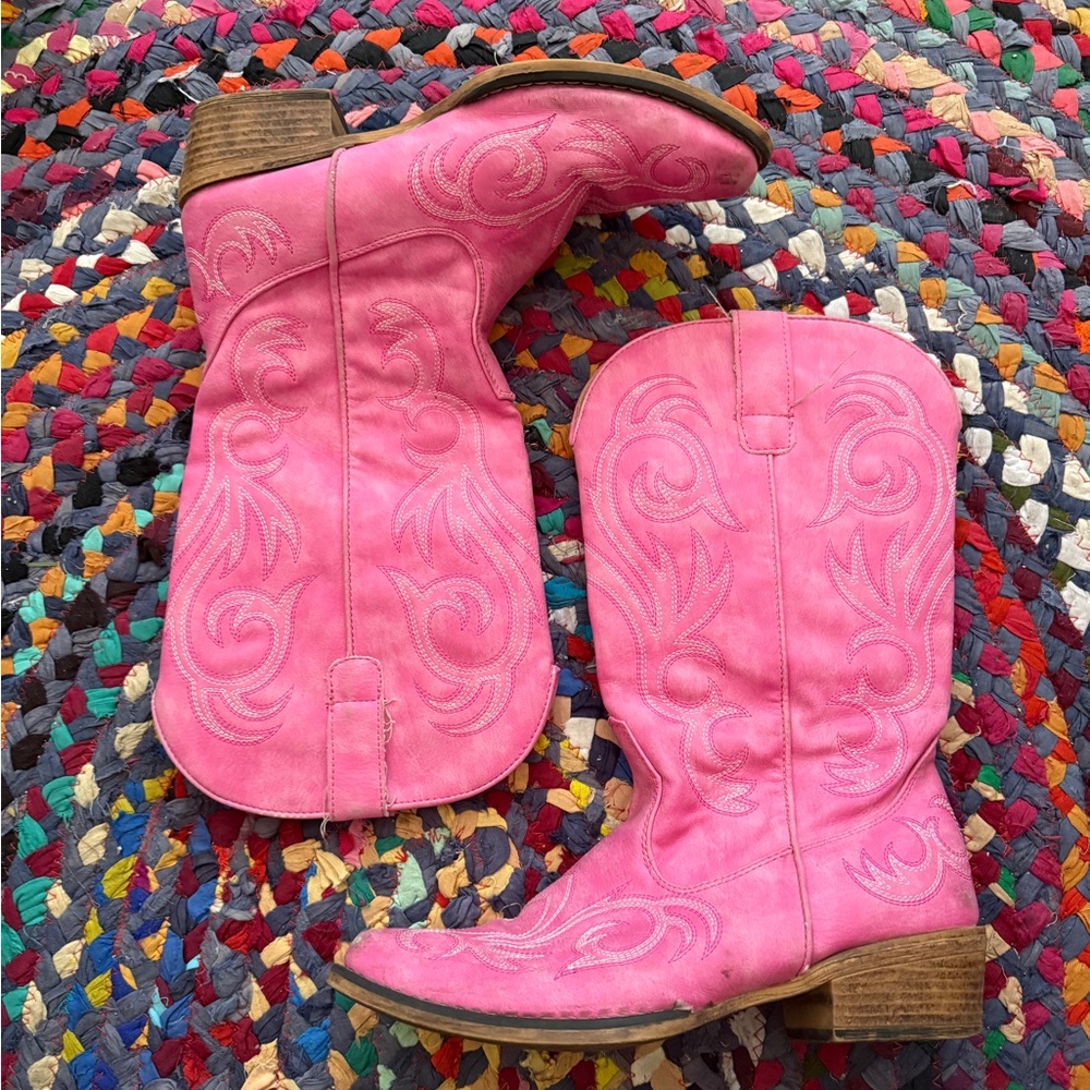 Pink Roper Boot